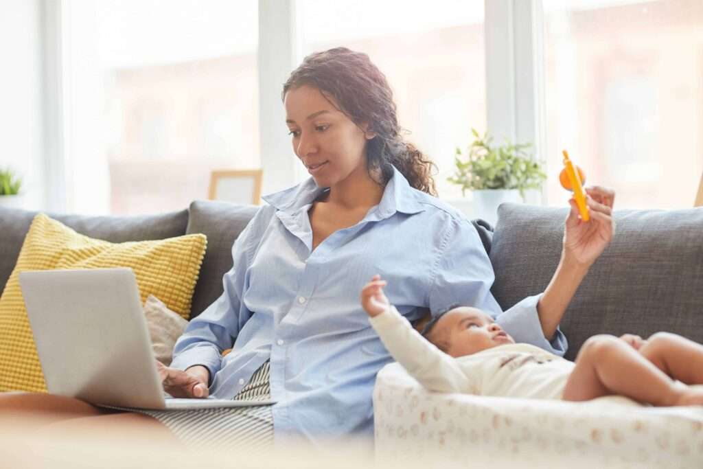 stay-at-home mom child development study