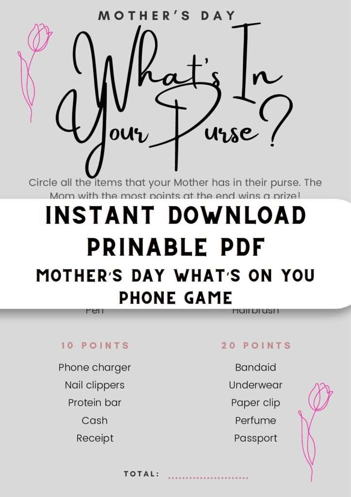 What's in your purse game brought to you by SimplyMidori